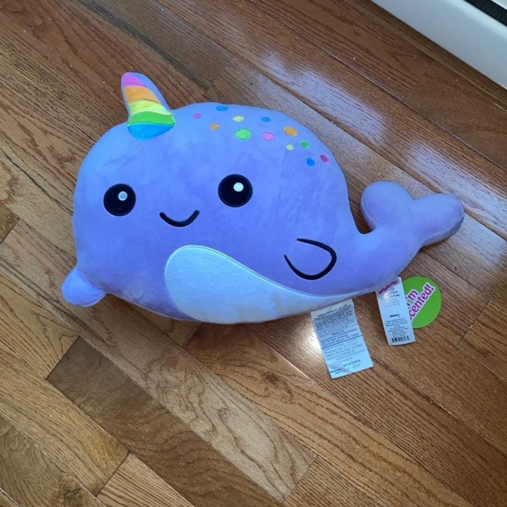 Stuffed animal whale / pillow